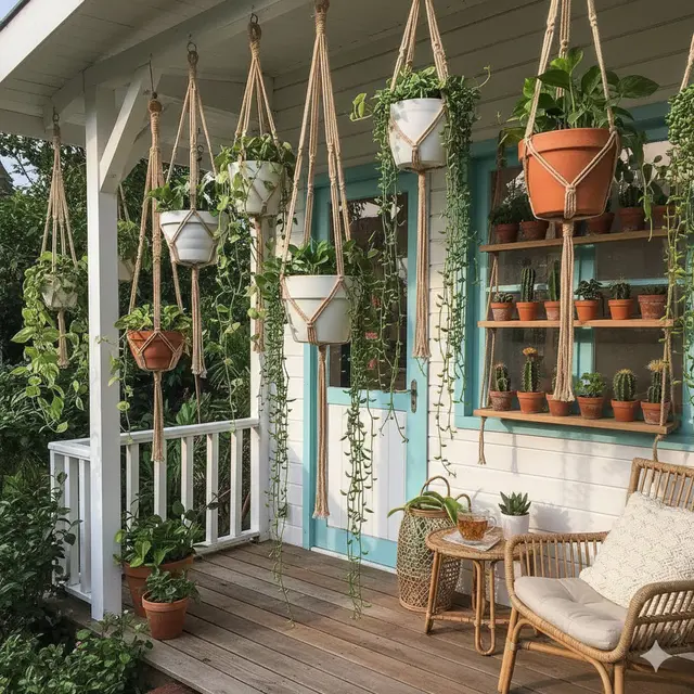 Kebun Gantung Macrame (Gemini AI)