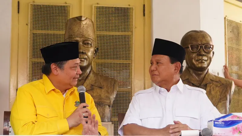 Prabowo Sebut Airlangga Sosok Penting dalam Perekonomian Indonesia