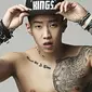Jay Park kerap menjadi sorotan lantaran tato-tatonya. Padahal tatonya itu sendiri berkaitan dengan keluarga. Ia juga menuliskan 'Jaywalkerz' di belakang lehernya. (Foto: allkpop.com)