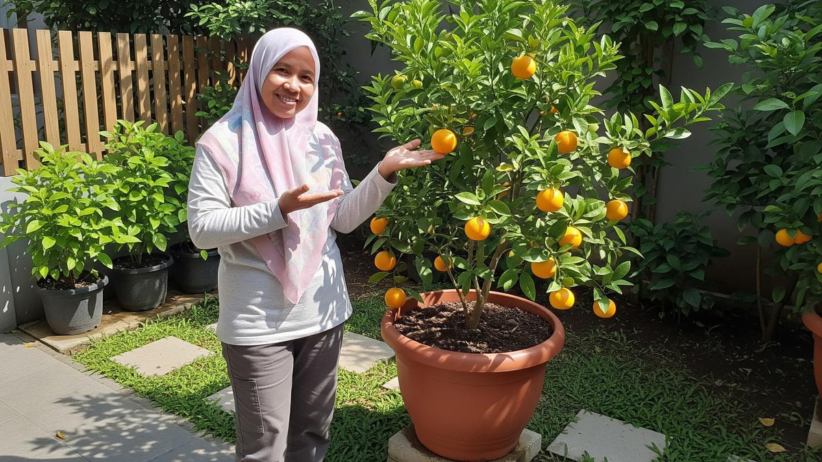 8 Ide Kebun Tabulampot di Halaman Belakang Rumah, Panen Buah Segar di Lahan Terbatas