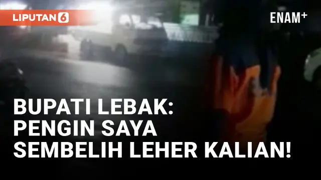 Viral! Bupati Lebak Marahi Perusak Alun-alun