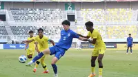 Thailand U-19 akan menghadapi Australia U-19 di semifinal Piala AFF U-19 2024. (Bola.com/Wahyu Pratama)