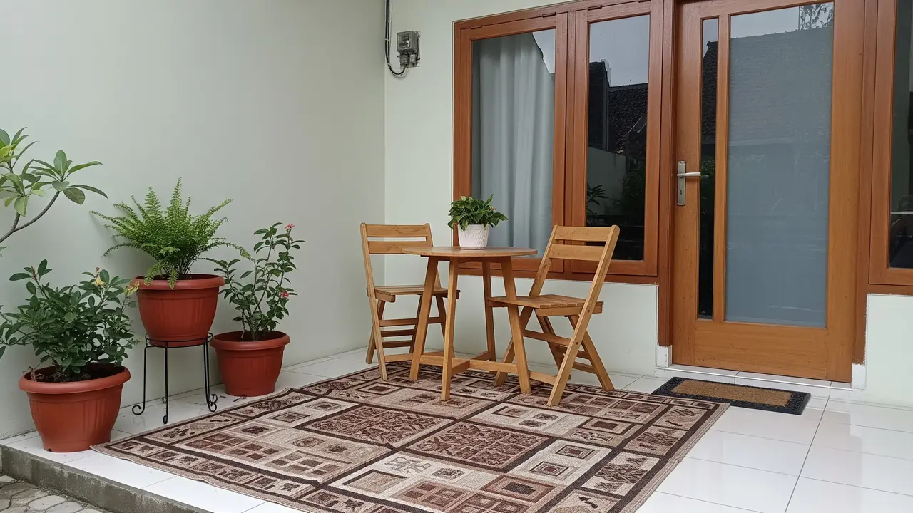 Desain Teras Rumah Subsidi