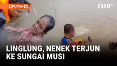 Seorang nenek nekat terjun ke Sungai Musi dari atas Jembatan JM Sekayu, Kabupaten Musi Banyuasin, Sumatera Selatan. Korban sempat hanyut terbawa arus sungai yang deras.