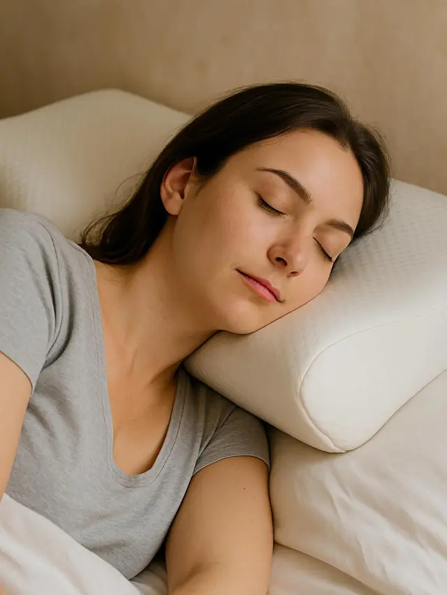 Ilustrasi Bantal Ergonomis