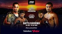 Link Live Streaming One Championship : One Battleground Sam-A vs Pranjanchai di Vidio Malam Ini, Jumat 30 Juli 2021. (Sumber : dok. vidio.com)