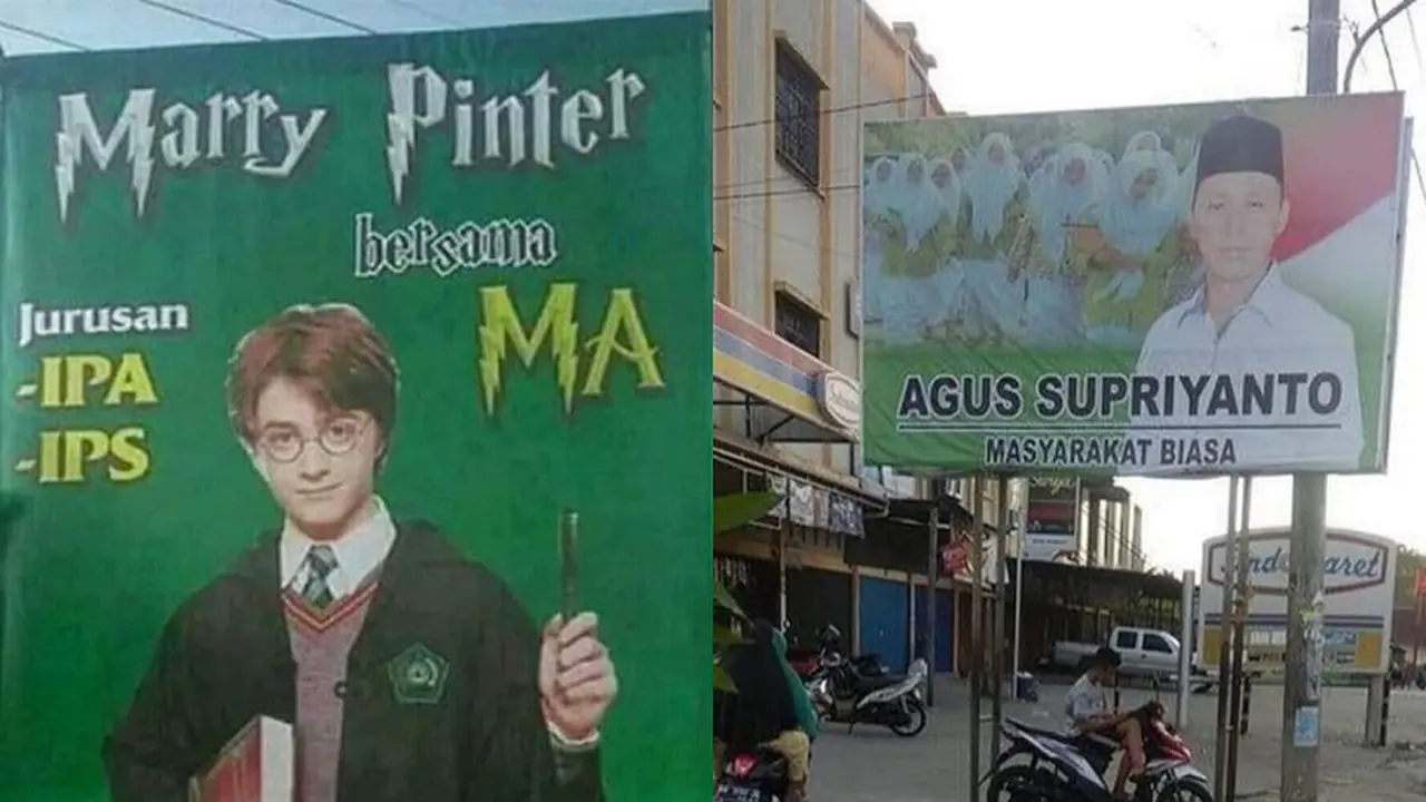 Kocaknya Lihat 10 Spanduk Iklan Ini Bikin Kita Ketawa Sampai Terkekeh