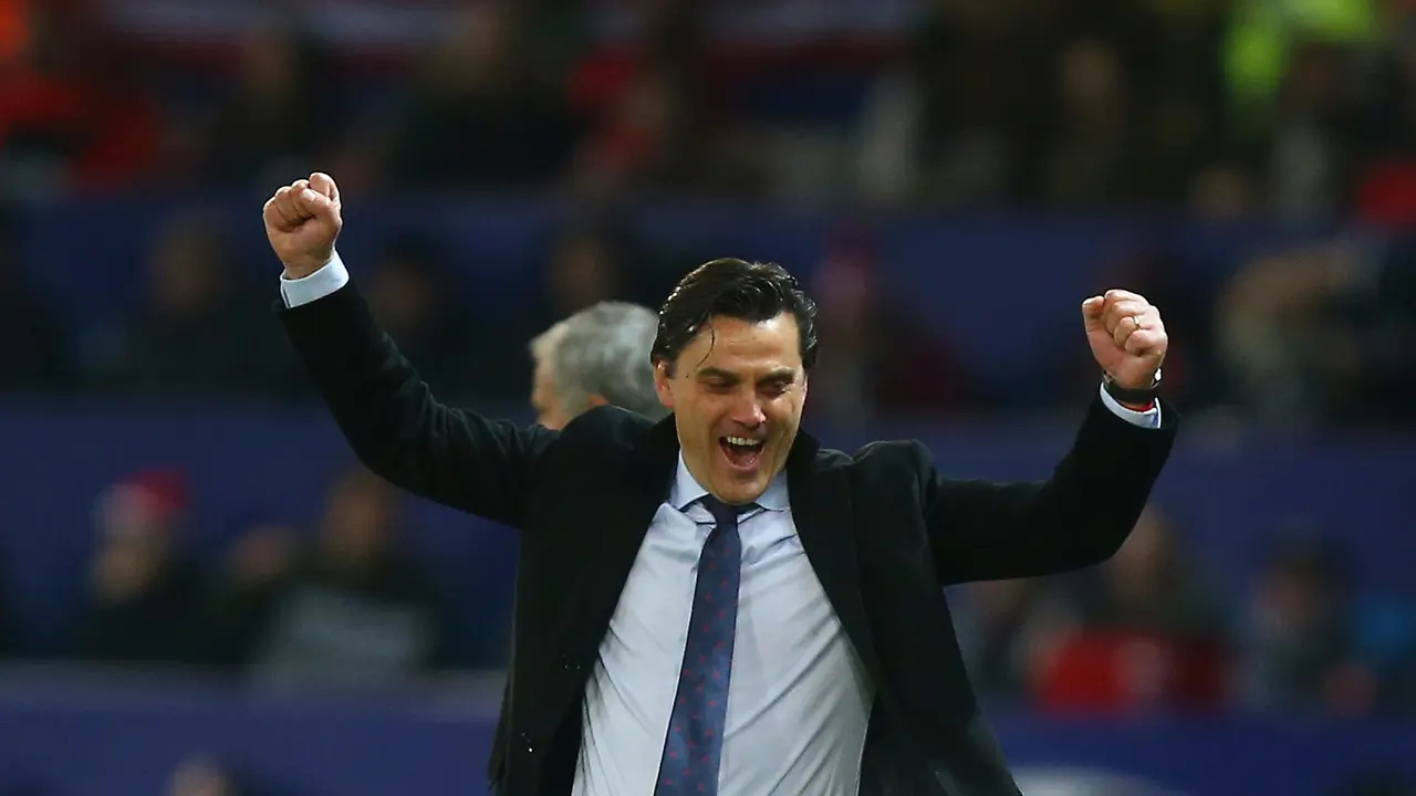Ekspresi Pelatih Sevilla Usai Singkirkan Manchester United