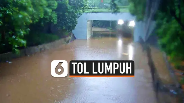VIDEO: Terendam Air, Sebagian Ruas Tol Dalam Kota Lumpuh