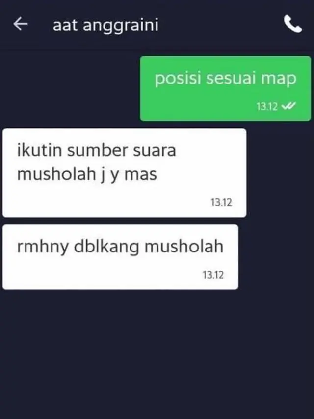 6 Chat Ojol Tanya Alamat ke Pelanggan Ini Malah Bikin Tepuk Jidat