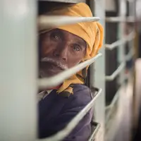 Stasiun Kereta Api Jaipur, India. (Skander Khlif)