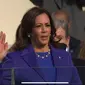 Kamala Harris resmi dilantik menjadi wakil presiden Amerika Serikat pada Rabu (20/1/2021) di Gedug Capitol Hill AS.