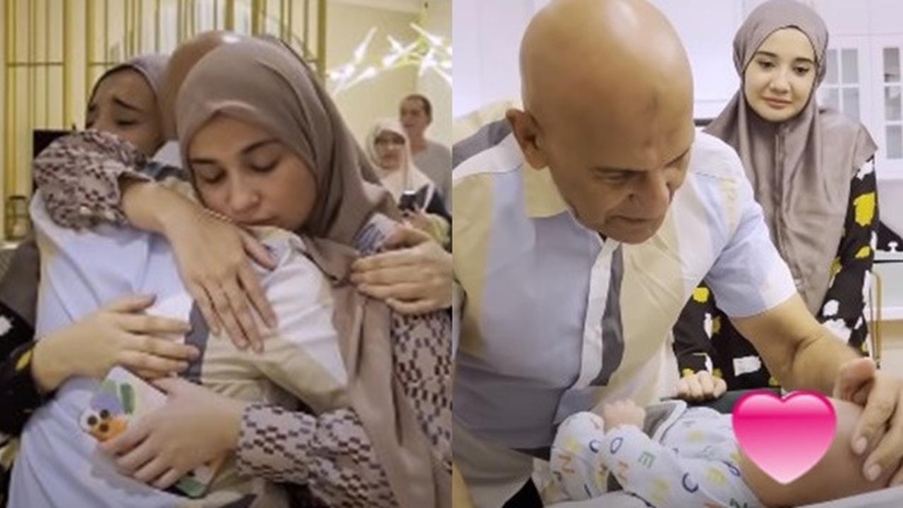 7 Momen Haru Mark Sungkar Temui Anak Zaskia Sungkar Usai Bebas dari Penjara