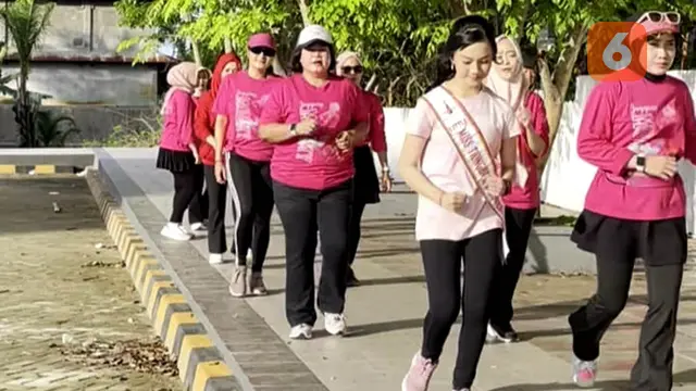 "Jogging Mommy" Cara Mami-Mami Gaul Bengkulu Jaga Kebugaran