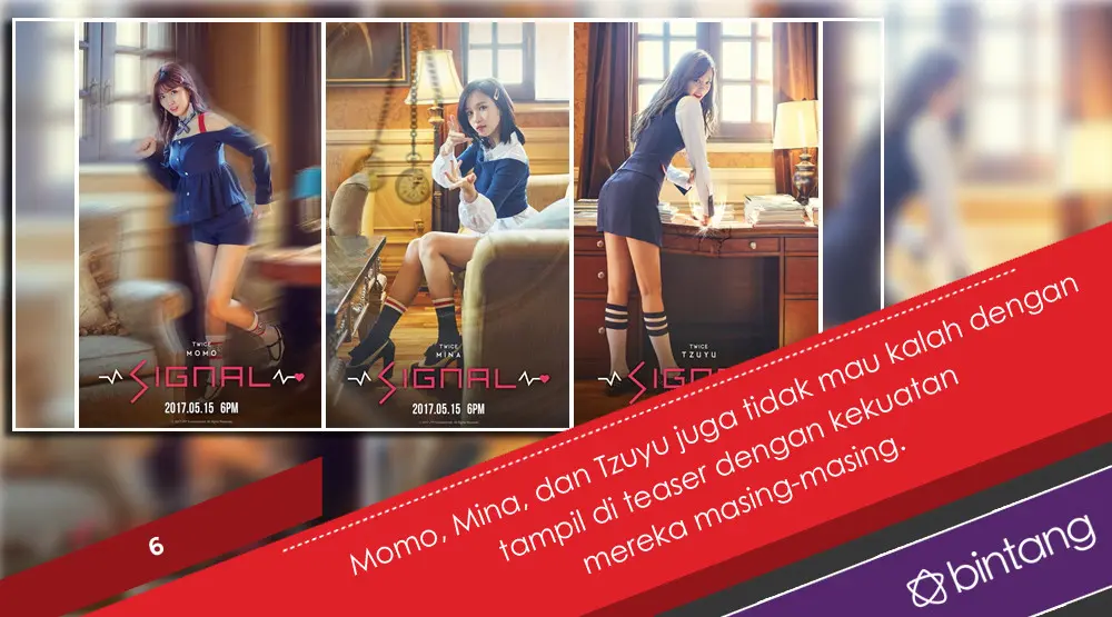 Intip Gaya Imut TWICE di Teaser Comeback. (Foto: Twitter/JYPETWICE, Desain: Nurman Abdul Hakim/Bintang.com)