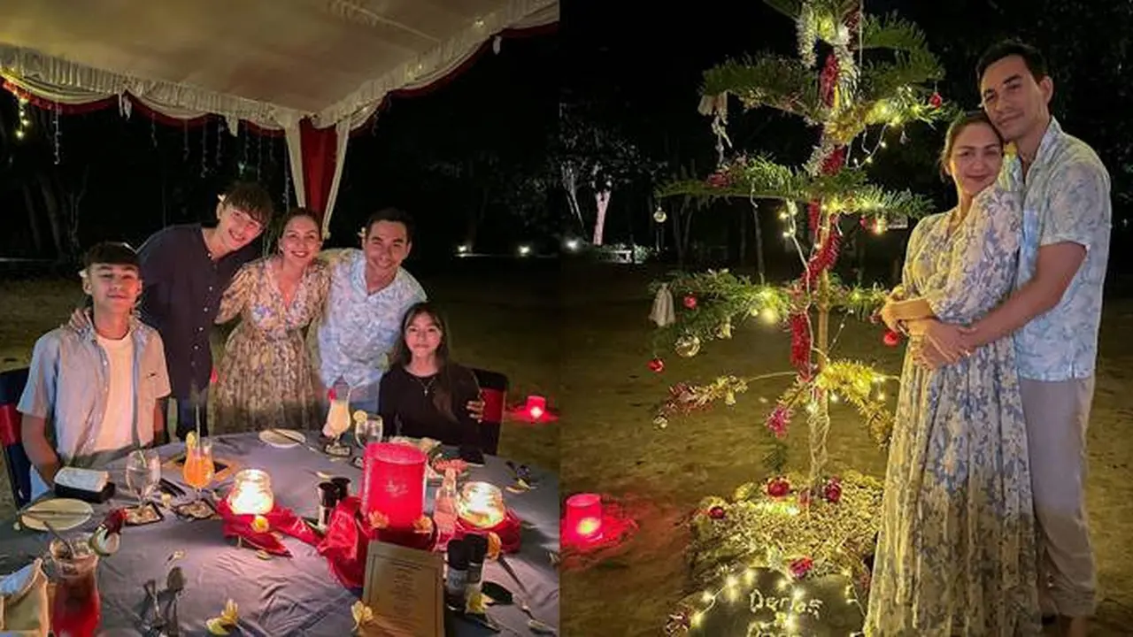 7 Potret Darius Sinathrya dan Donna Agnesia Rayakan Anniversary Pernikahan ke 16