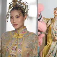 Melihat penampilan Patricia Gouw yang glowing saat gender reveal (@patriciagouw)