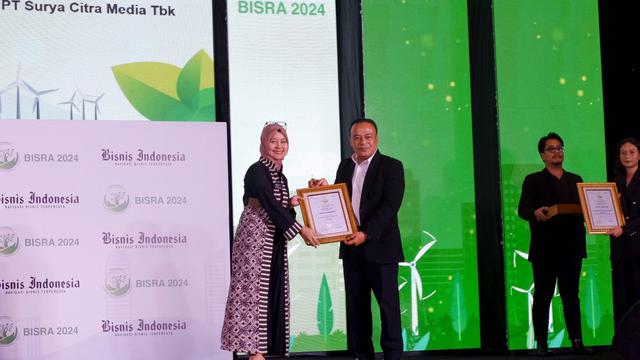 CSR SCTV Indosiar meraih apresiasi dalam ajang Bisnis Indonesia CSR AWARD 2024 yang bertema “Paving The Way To Sustainable Business Innovation In CSR. (Foto: Istimewa)