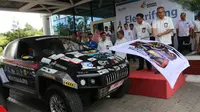 Mobil listrik saat tiba di Balikpapan Kaltim. (Abelda/Liputan6.com)