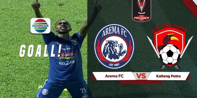 VIDEO: Gol Mengagumkan Ricky Kayame untuk Arema FC di Piala Presiden 2019