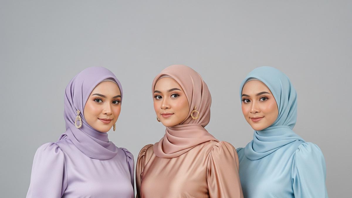 7 Model Dress Puff Sleeve Muslimah Formal Terbaik 2025, Tampil Elegan dan Anggun