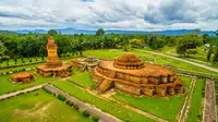 Komplek Candi Muara Takus yang menjadi lokasi puncak perayaan Waisak. (Liputan6.com/Instagram @shodikpurnomo)