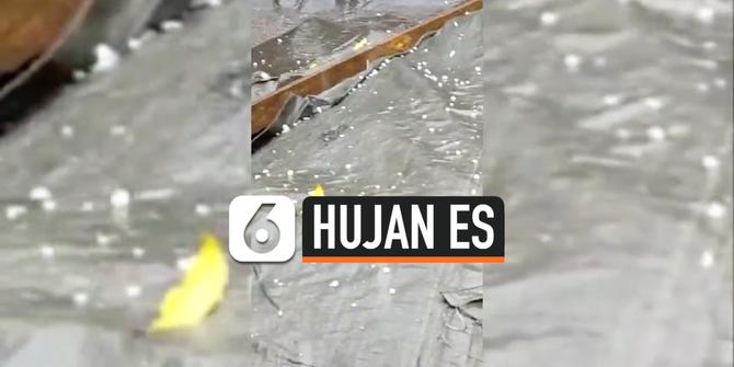 VIDEO: Hujan Es di Desa Tista Buleleng