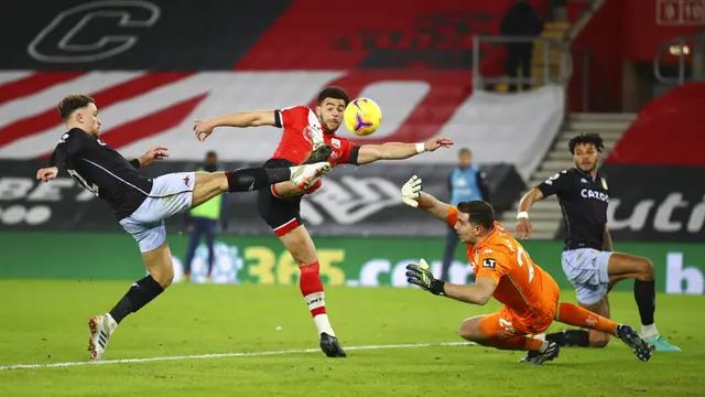 FOTO: Aston Villa Permalukan Southampton di Kandangnya Sendiri