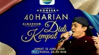 Konser 40 Harian Almarhum Didi Kempot live di Indosiar, Jumat (12/6/2020) malam