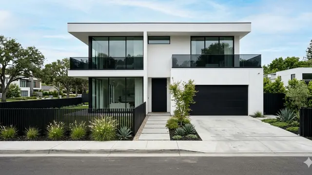 Pilihan Warna Pagar Rumah yang Cocok dengan Cat Putih