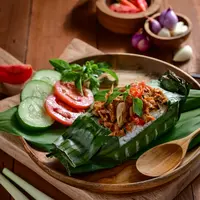 ilustrasi nasi bakar/ZahyMaulana/Shutterstock