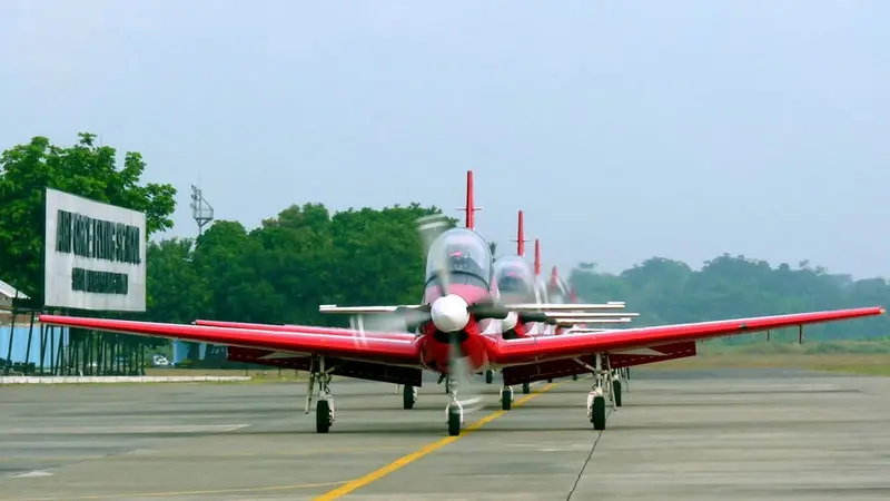 Pesawat Jupiter Aerobatic TNI AU.