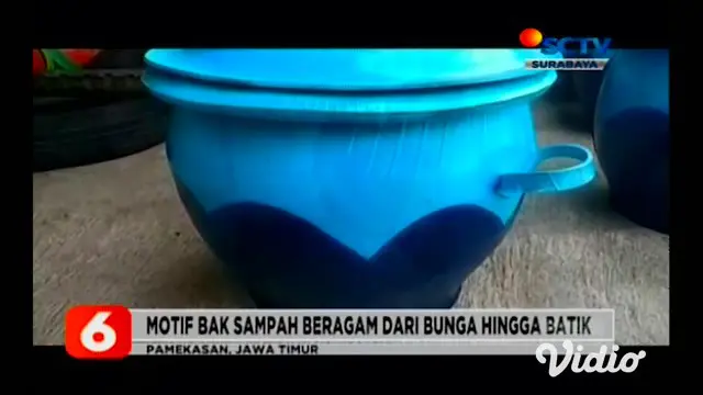 Ban mobil bekas yang tidak terpakai biasanya menjadi sampah. Namun di tangan orang kreatif, ban bekas truk ini bisa disulap menjadi tempat sampah unik.