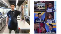 Meme Lucu Chef Arnold saat Menilai Masakan peserta MasterChef ini Bikin Ketawa (sumber:Instagram/memerage)