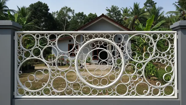 Pagar Rumah dari Pipa PVC