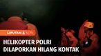Helikopter polisi dengan nomor registrasi P-1103 dilaporkan mengalami situasi darurat dan belum diketahui keberadaannya. Tim SAR Gabungan sedang melakukan pencarian di sekitar Perairan Belitung Timur, Bangka Belitung, Minggu (27/11) malam.
