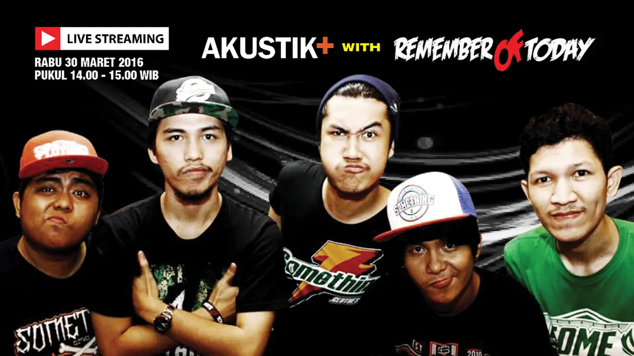 Saksikan Live Streaming Akustik Bareng Remember Of Today