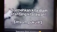 Salah satu tangkapan video aksi perundangan yang melibatkan dua SMP Negeri di Garut, Jawa Barat. (Liputan6.com/Jayadi Supriadin)