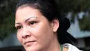 Tak terima dengan kejadian ini, ternyata Melanie telah menyambangi SPKT Polda Metro Jaya untuk melaporkan Doni yang dianggap telah menelantarkan Nina hingga mati di shelter milik Doni. (Deki Prayoga/Bintang.com)