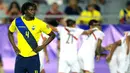 Pemain Ekuador, Juan Carlos Paredes hanya menatap selebrasi gol para pemain Peru pada babak penyisihan grup B Copa America Centenario 2016 di Stadion University of Phoenix, Arizona, AS, (9/6/2016) WIB. (Mandatory Credit: Allan Henry-USA TODAY Sports)