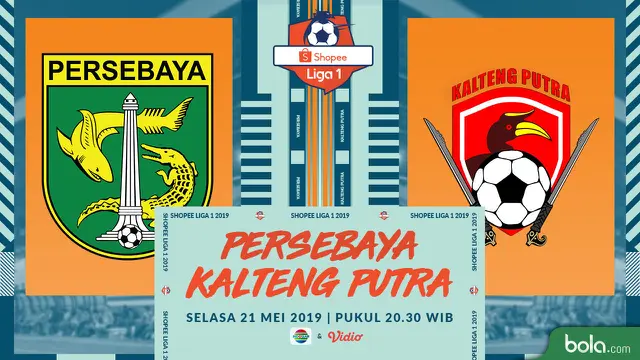 Persebaya Surabaya Vs Kalteng Putra