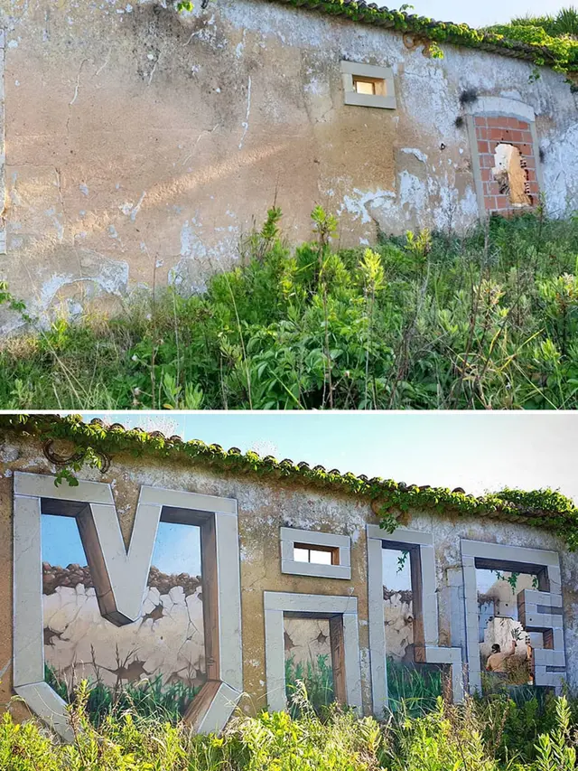 Seniman Graffiti Ini Buat Dinding Terlihat Transparan, 6 Hasilnya Keren Banget