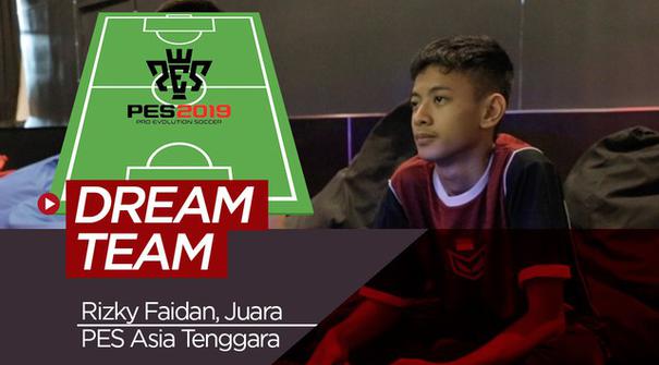 Berita video formasi tim terbaik Rizky Faidan, Juara PES Asia Tenggara.