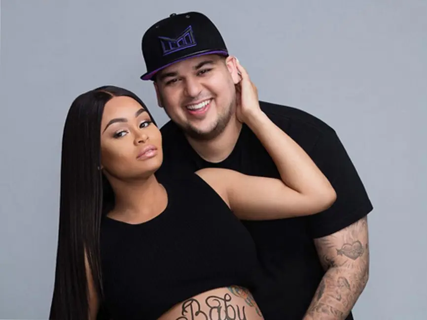 Blac Chyna dan Rob Kardashian. (Instagram/blacchyna)