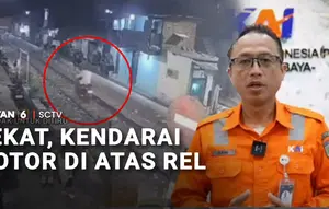 Nekat, Kendarai Motor di atas Rel