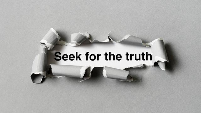 Ilustrasi mencari kebenaran