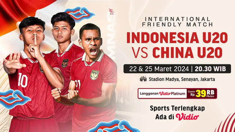 Indonesia U20 vs China U20