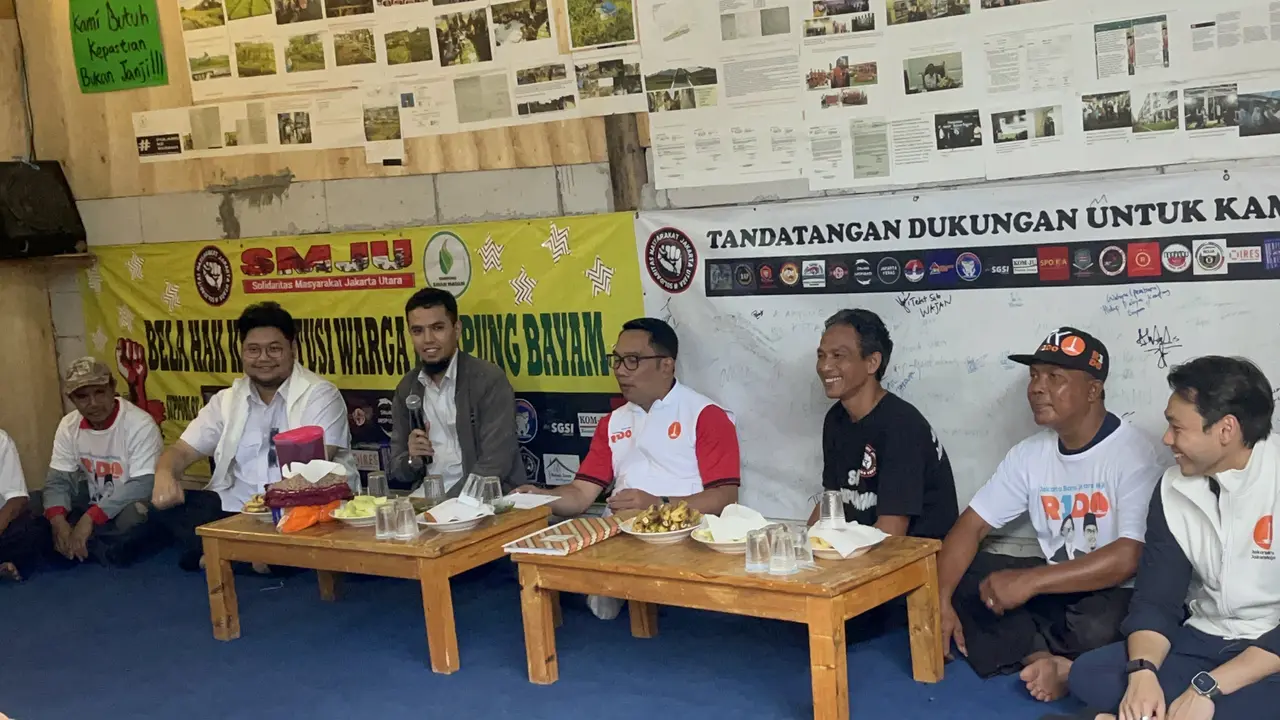 Ridwan Kamil Tawarkan Warga Kampung Bayam Program Pertanian Kota
