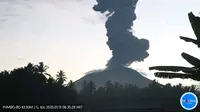Gunung Ibu Meletus Lagi, Kolom Abu Capai 2.500 Meter, Waspada Radius Bahaya