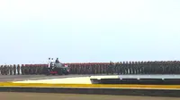 Perayaan HUT ke-69 TNI. (Liputan6.com/Ahmad Romadoni)